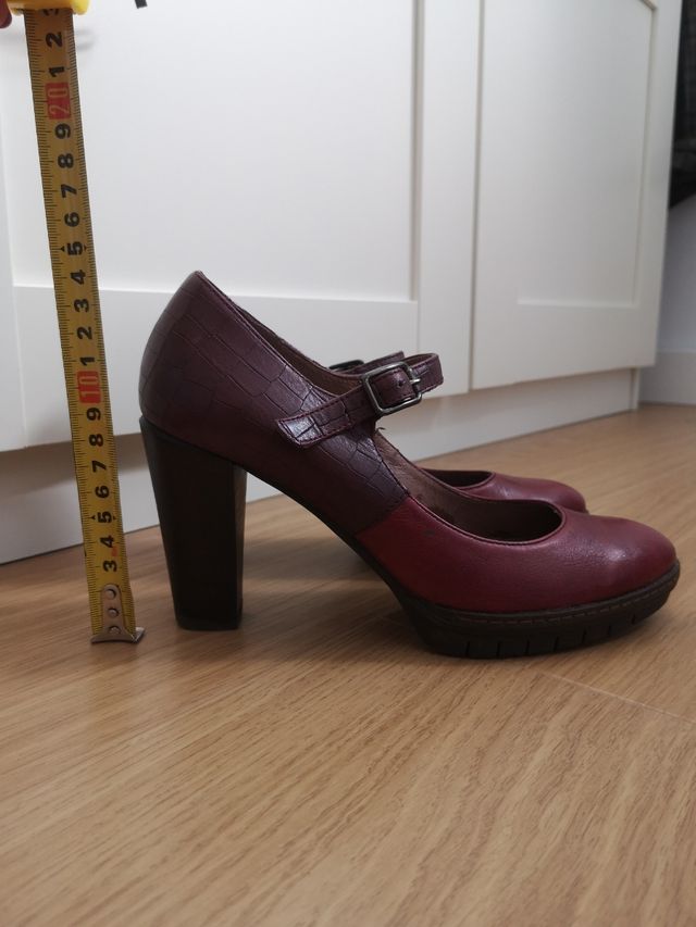 Tacones Wonders burdeos n°35