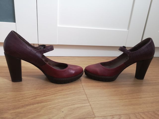 Tacones Wonders burdeos n°35