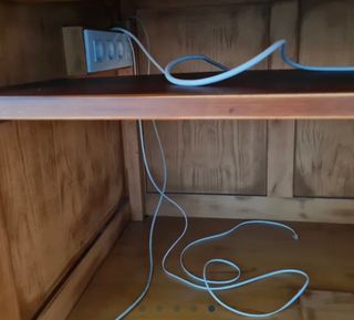 Mostrador de madera de haya