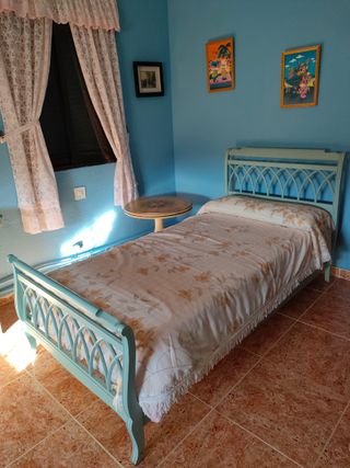Cama de 90 cm de Arcos macizo de época