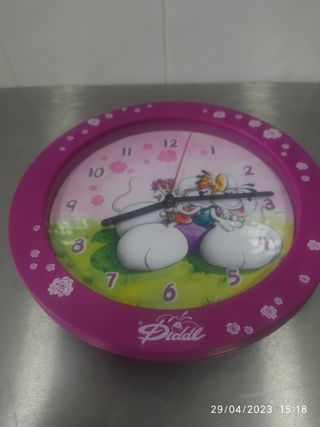 reloj de pared infantil. 