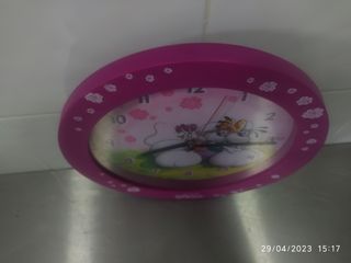 reloj de pared infantil. 