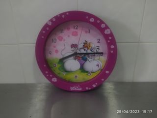 reloj de pared infantil. 