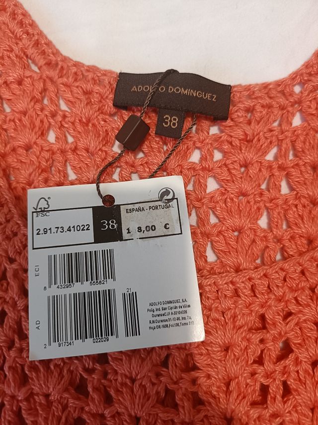 Vestido corto Adolfo Domínguez