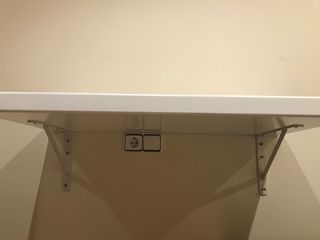 Mesa de pared blanca