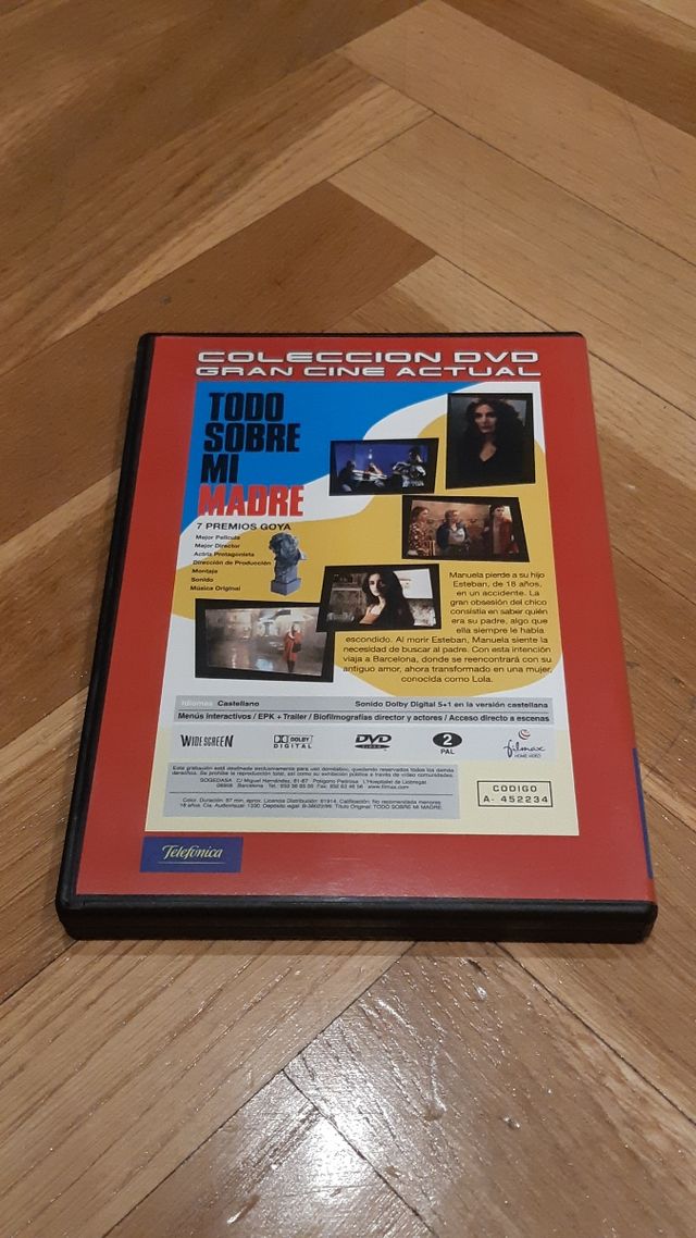 DVD - Todo Sobre Mi Madre