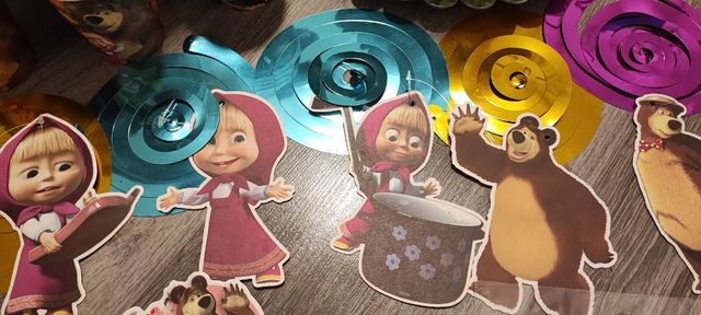 Complementos cumpleaños Masha& Oso