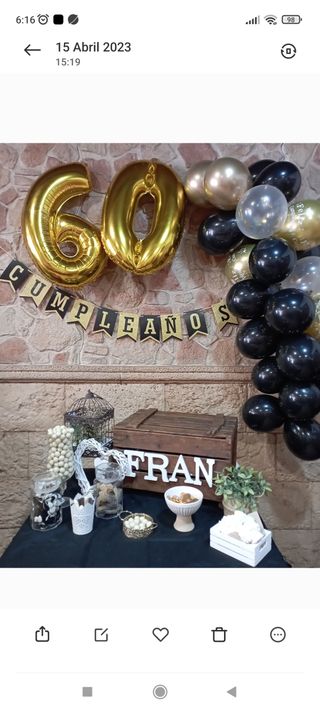 alquilo artículos para candy bar