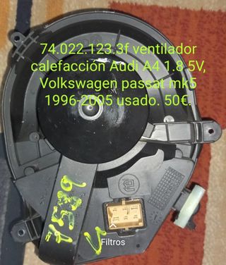 Varias piezas de Audi.