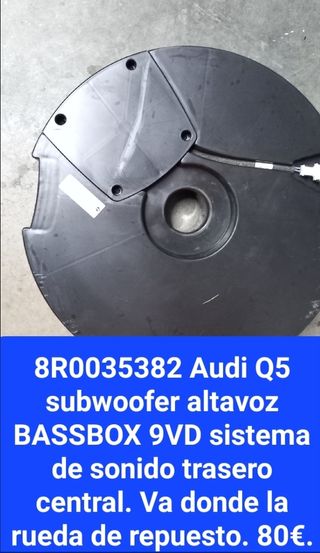 Varias piezas de Audi.