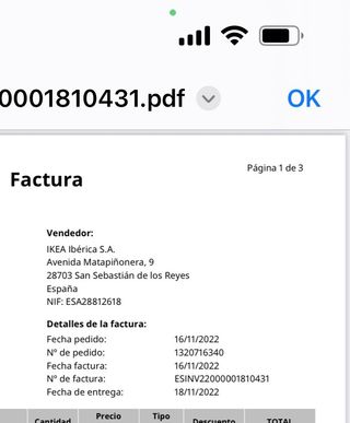 Somier 90*190 de IKEA