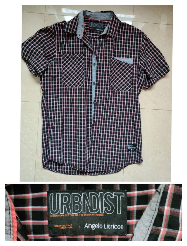 6 camisas manga corta marcas t-S/M
