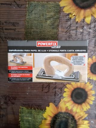 Utensile manuale per carta abrasiva Powerfix