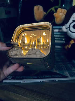 Lámpara led + caja de música de Harry Potter
