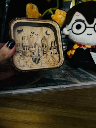 Lámpara led + caja de música de Harry Potter