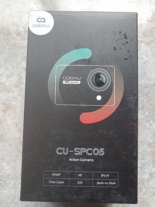 cámara fotos vídeo tipo "go pro" con flash incorpo