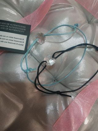 Dos pulseras Swarovski