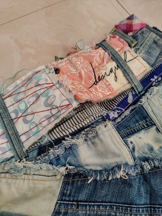 falda vaquera desigual