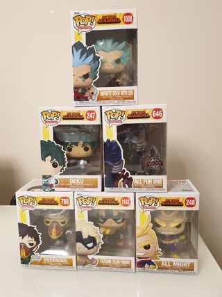 Set 9 Funko pop my hero academia
