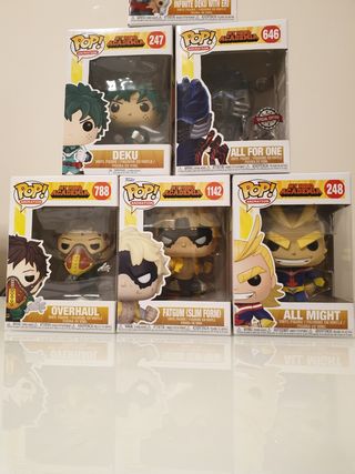 Set 9 Funko pop my hero academia