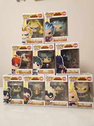 Set 9 Funko pop my hero academia