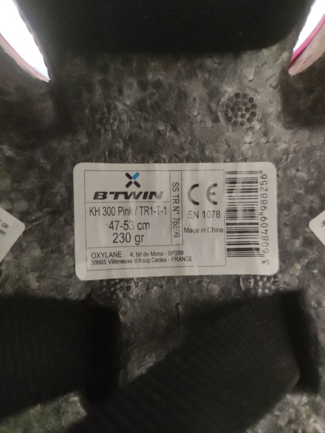 Casco para bici, patines o patinete