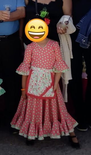 Traje flamenca niña 5 a 6 años