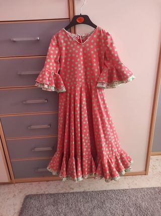 Traje flamenca niña 5 a 6 años