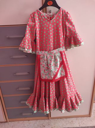Traje flamenca niña 5 a 6 años