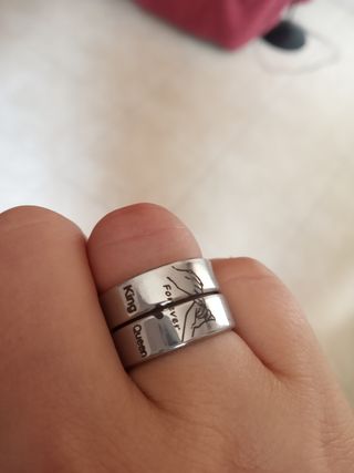 anillo acero inoxidable 