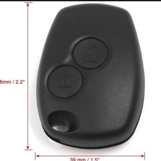 Carcasa mando dos botones Renault Clio,Megane..