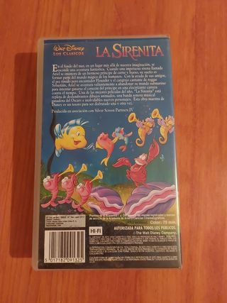 CINTA VHS LA SIRENITA
