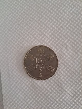 100 pesetas Mundial 82