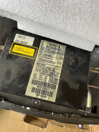 Radio de coche Toyota Auris