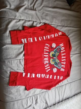 CAMISETA MANGA LARGA HOLLISTER TALLA S