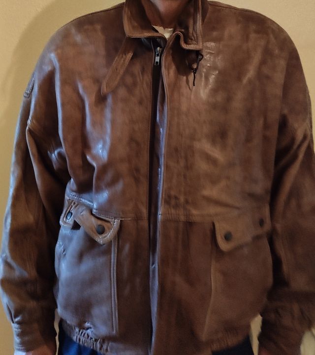 Cazadora de cuero