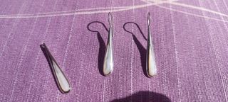 JUEGO DE PENDIENTES Y COLGANTE DE PLATA CON NACAR