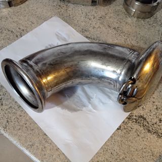 gomito acciaio inox con tappo