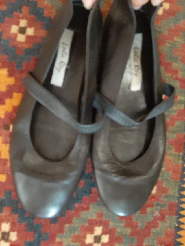 Zapatillas de baile de piel