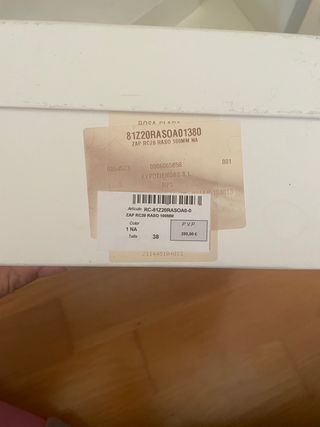 Alpargata de cuña de novia