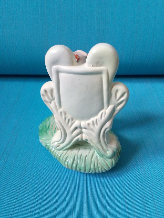 Figura vintage de cerámica de cerdita "I love you"