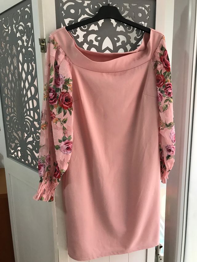 Vestido entretiempo XL corto fiesta