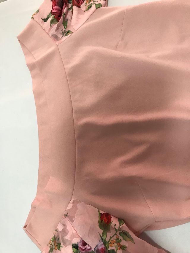 Vestido entretiempo XL corto fiesta