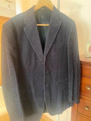 Chaqueta de pana azul de Hermes Govantes
