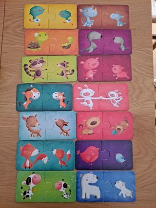 Domino Disney de Clementoni y Puzzle Eurekakids.