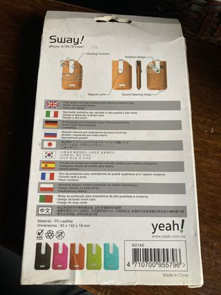 Funda móvil IPhone 4/4S/5 cover