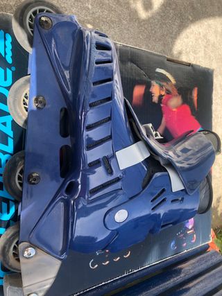 Patines roller blade bravo azules