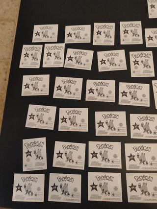 Cromos Pokémon colección 2001 (Álbum Elekid)