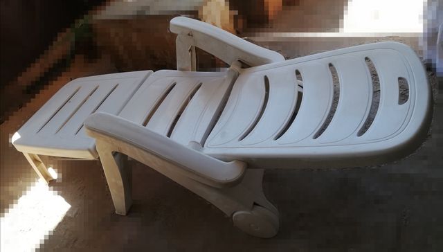 Tumbona nacional multipostura con ruedas