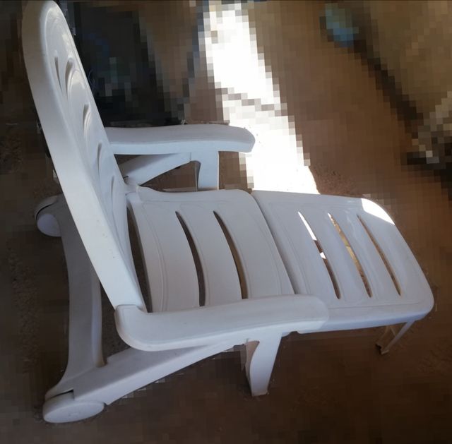 Tumbona nacional multipostura con ruedas